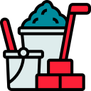 icônes matériaux de construction